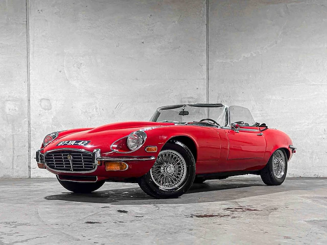 Jaguar e-type convertible series iii 5.3 v12 s3 272pk 1973, 67-ya-42 - afbeelding 1 van  52