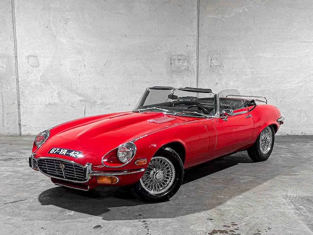 Jaguar e-type convertible series iii 5.3 v12 s3 272pk 1973, 67-ya-42 - afbeelding 23 van  52