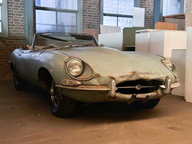 Jaguar e-type xke cabriolet 4.2 6-cilinder in lijn serie 1½ 1968 roadster - afbeelding 5 van  17