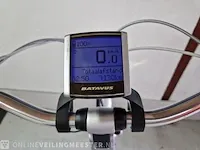 Jakima e-bike/ elektrische fiets batavus, blauw-zilver - afbeelding 3 van  11