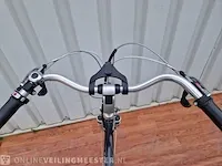 Jakima e-bike/ elektrische fiets batavus, blauw-zilver - afbeelding 8 van  11