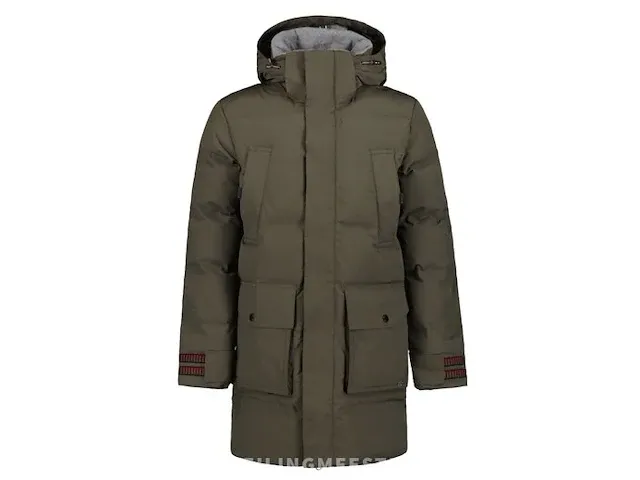 Jakova heren outdoorjas - dark olive - maat 48 lutha, groen - afbeelding 1 van  3