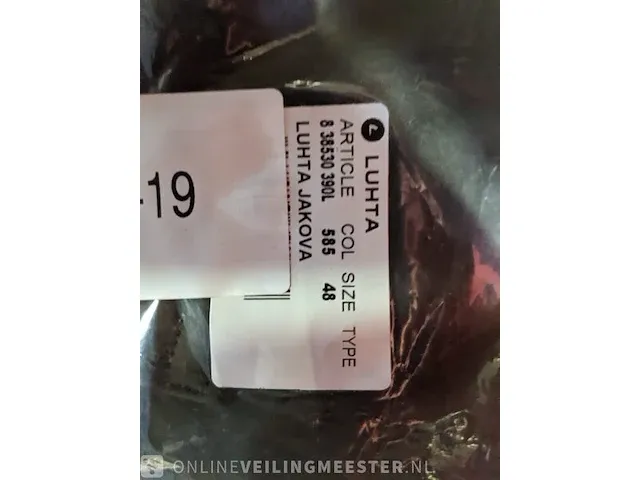 Jakova heren outdoorjas - dark olive - maat 48 lutha, groen - afbeelding 3 van  3
