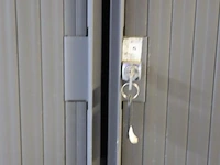 Jalouziedeurkast incl. sleutel - 120x48x199cm - afbeelding 2 van  2