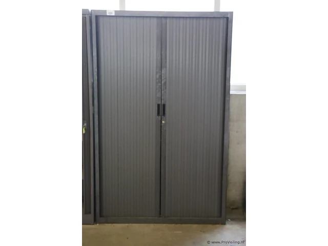 Jalouziedeurkast incl. sleutel - 120x48x199cm - afbeelding 1 van  3