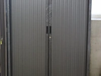 Jalouziedeurkast incl. sleutel - 120x48x199cm - afbeelding 1 van  3
