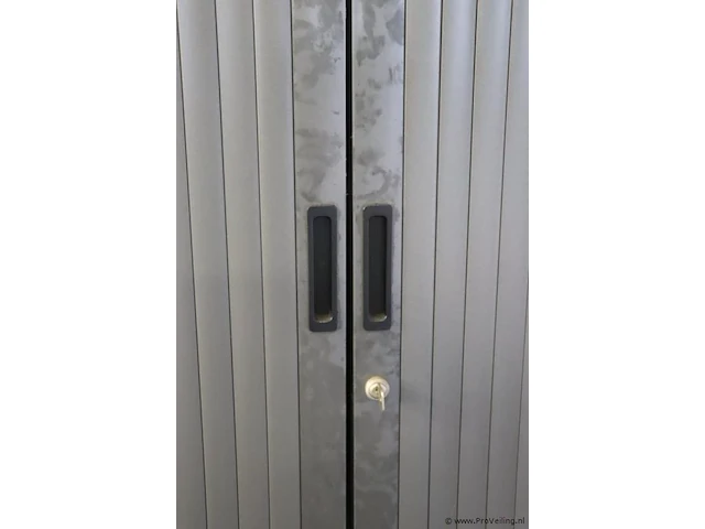 Jalouziedeurkast incl. sleutel - 120x48x199cm - afbeelding 2 van  3