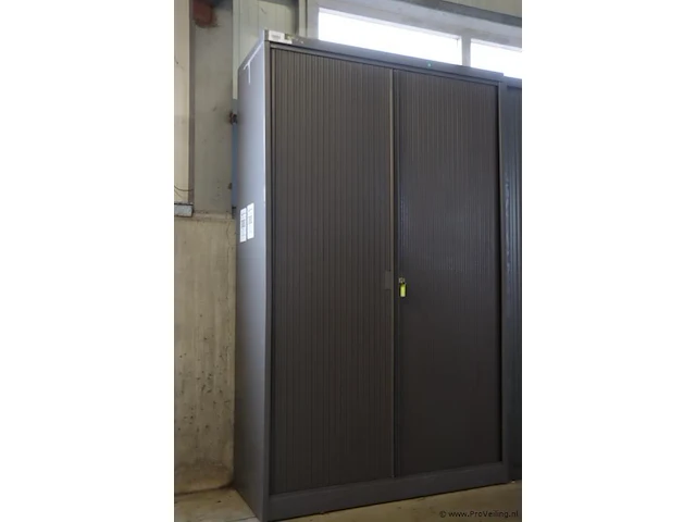Jalouziedeurkast incl. sleutels - 120x48x199cm - afbeelding 1 van  4