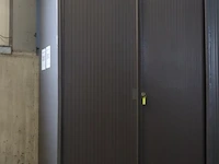 Jalouziedeurkast incl. sleutels - 120x48x199cm - afbeelding 1 van  4