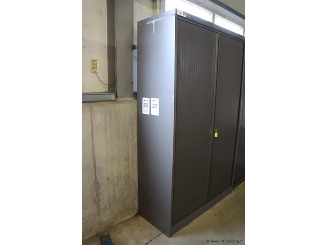 Jalouziedeurkast incl. sleutels - 120x48x199cm - afbeelding 3 van  4