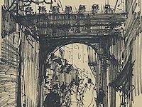 Jan den hengst (1904-1983) - marrakech, tekening - afbeelding 1 van  3