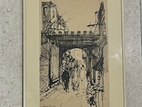 Jan den hengst (1904-1983) - marrakech, tekening - afbeelding 2 van  3