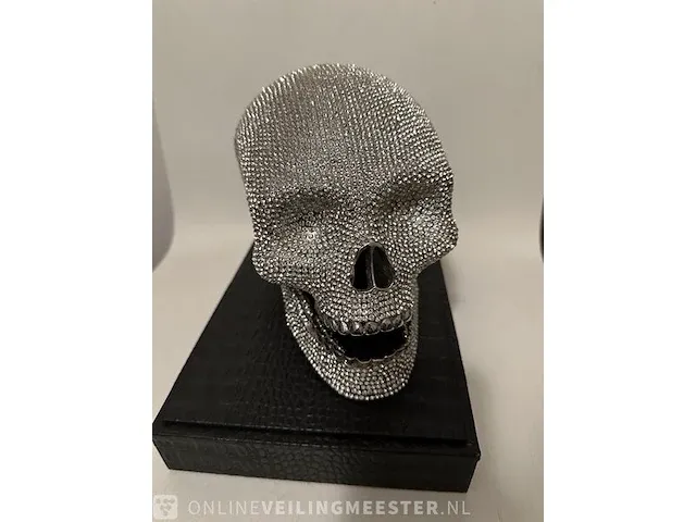 Jan roedema - damian hirst - 10.000 swarovski diamanten skullhead reproductie - afbeelding 2 van  14