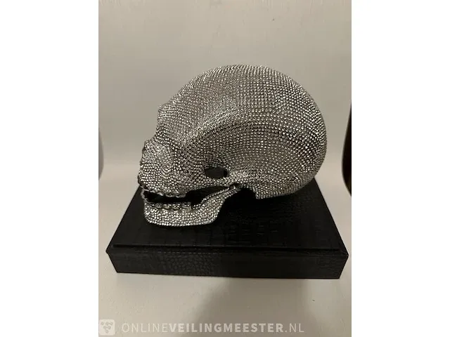 Jan roedema - damian hirst - 10.000 swarovski diamanten skullhead reproductie - afbeelding 12 van  14