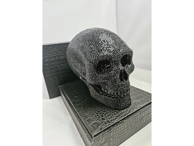 Jan roedema x damian hirst - 10.000 diamanten skullhead reproductie - afbeelding 5 van  11