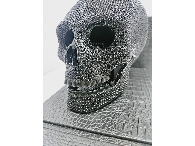 Jan roedema x damian hirst - 10.000 diamanten skullhead reproductie - afbeelding 7 van  11