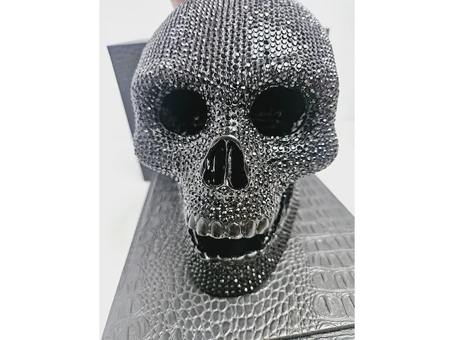 Jan roedema x damian hirst - 10.000 diamanten skullhead reproductie - afbeelding 8 van  11