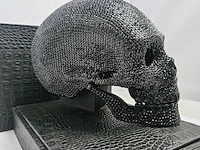 Jan roedema x damian hirst - 10.000 diamanten skullhead reproductie - afbeelding 11 van  11
