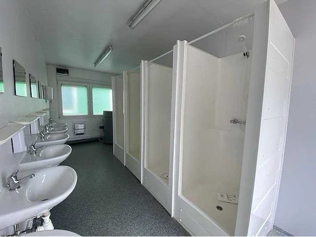 Jan snel sanitairunit 6x2.5 meter 4 douches - afbeelding 8 van  11