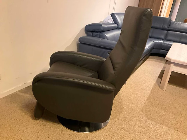 Jan style lederen relaxfauteuil - afbeelding 3 van  5