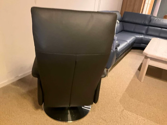 Jan style lederen relaxfauteuil - afbeelding 4 van  5