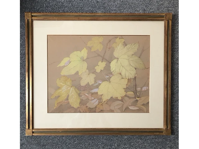 Jan voerman jr. (1890-1976) - herfst bouwjaar 1951, tekening - afbeelding 2 van  3