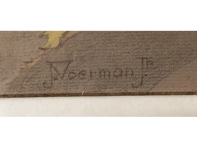 Jan voerman jr. (1890-1976) - herfst bouwjaar 1951, tekening - afbeelding 3 van  3