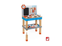 Janod brico'kids j06477 werkbank blauw en rood vanaf 3 jaar - afbeelding 2 van  5