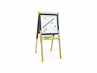 Janod dubbelzijdige magnetisch whiteboard + zwartboard - 13 accessoires inbegrepen - afbeelding 1 van  3