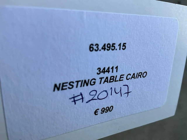 Jansen furniture cairo bijzettafelset - afbeelding 3 van  3