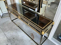 Jansen furniture cairo sidetable met spiegel - afbeelding 3 van  7
