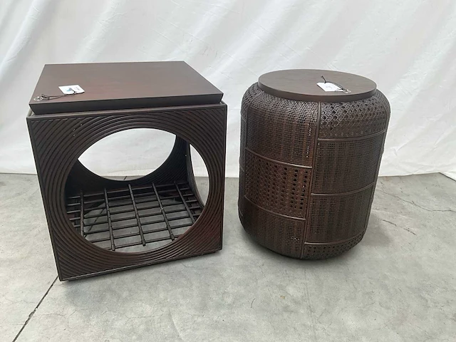 Jansen furniture cali / anse cone une bijzettafel (2x) - afbeelding 1 van  7