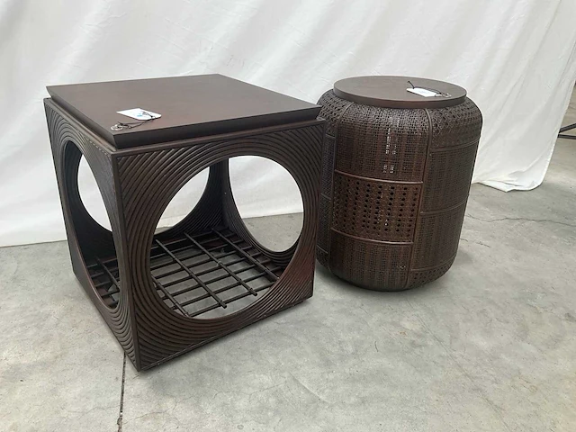 Jansen furniture cali / anse cone une bijzettafel (2x) - afbeelding 2 van  7