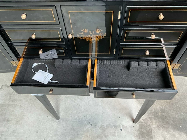Jansen furniture chinoiserie juwelenkast - afbeelding 5 van  8