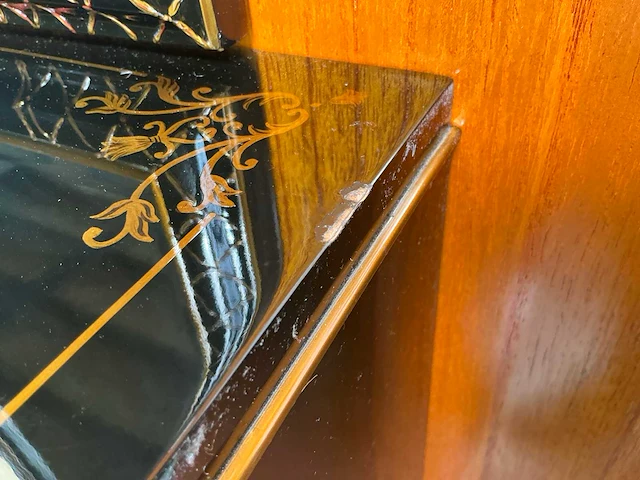 Jansen furniture chinoiserie juwelenkast - afbeelding 8 van  8