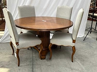 Jansen furniture eetkamerset met 4 stoelen