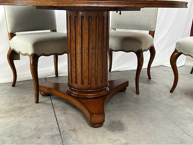 Jansen furniture eetkamerset met 4 stoelen - afbeelding 3 van  7
