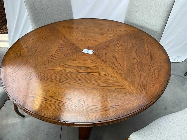 Jansen furniture eetkamerset met 4 stoelen - afbeelding 4 van  7