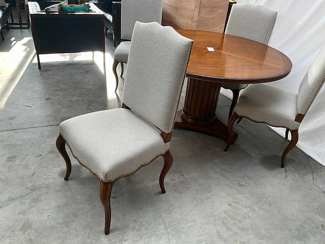 Jansen furniture eetkamerset met 4 stoelen - afbeelding 6 van  7