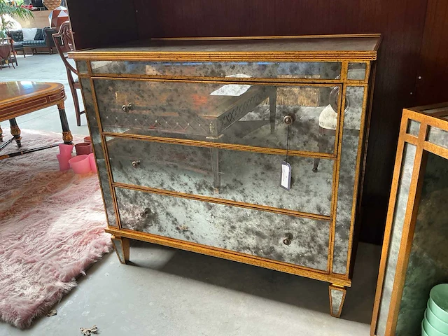 Jansen furniture eglomised commode - afbeelding 1 van  5