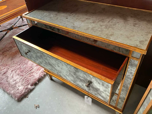 Jansen furniture eglomised commode - afbeelding 4 van  5