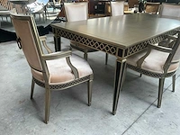 Jansen furniture maureen eetkamerset met 6 stoelen - afbeelding 3 van  12