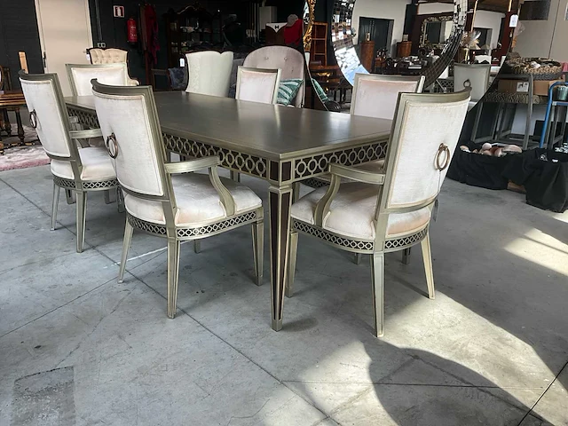 Jansen furniture maureen eetkamerset met 6 stoelen - afbeelding 1 van  12