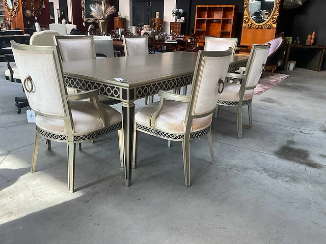 Jansen furniture maureen eetkamerset met 6 stoelen - afbeelding 5 van  12