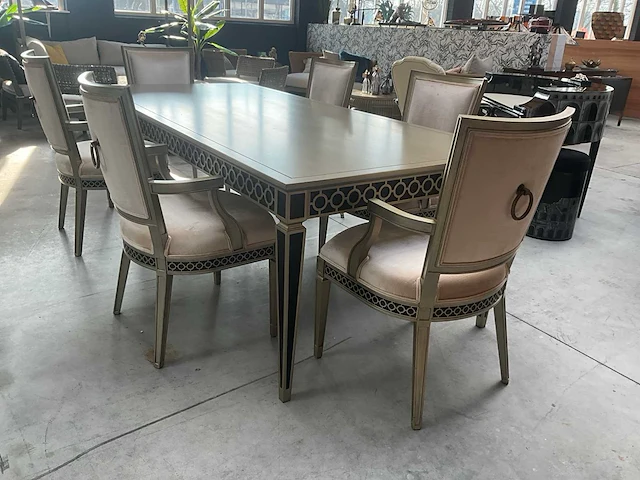 Jansen furniture maureen eetkamerset met 6 stoelen - afbeelding 7 van  12