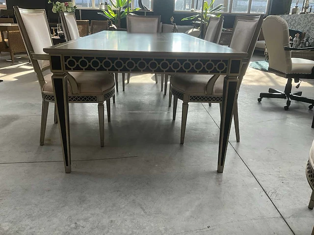Jansen furniture maureen eetkamerset met 6 stoelen - afbeelding 8 van  12