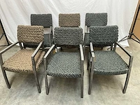 Jansen furniture pensiluna eetkamerstoel (6x) - afbeelding 1 van  6