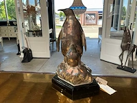 Jansen furniture pinguïn bronzen beeld - afbeelding 1 van  4