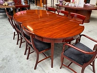 Jansen furniture plain eetkamertafel met stoelen - afbeelding 2 van  9