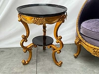 Jansen furniture rafael fauteuil met bijzettafel - afbeelding 3 van  6